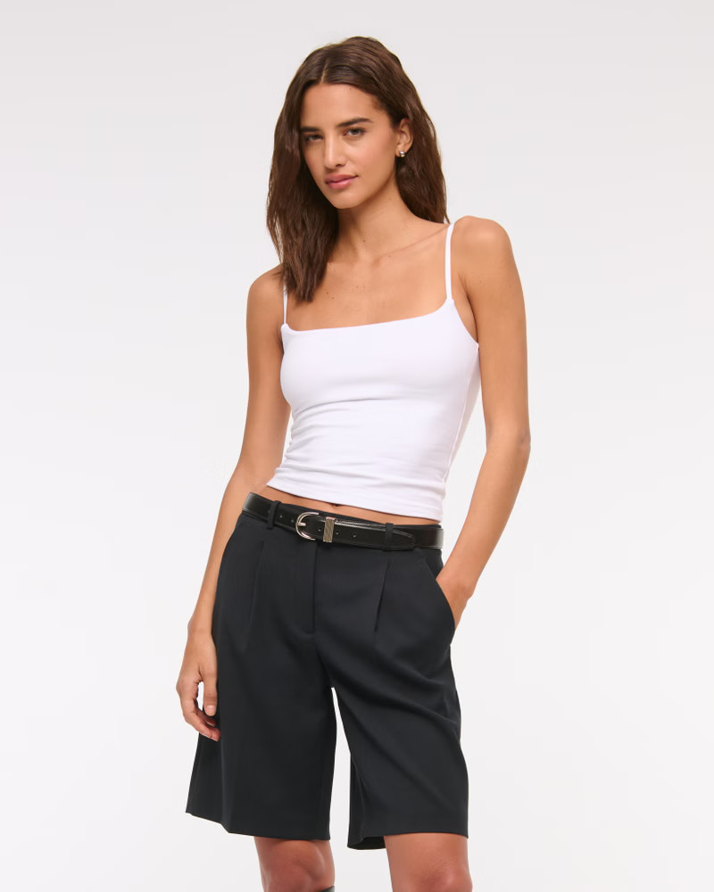 Women's Mid Rise Bermuda Short | Women's Bottoms | Abercrombie.com | Abercrombie & Fitch (US)