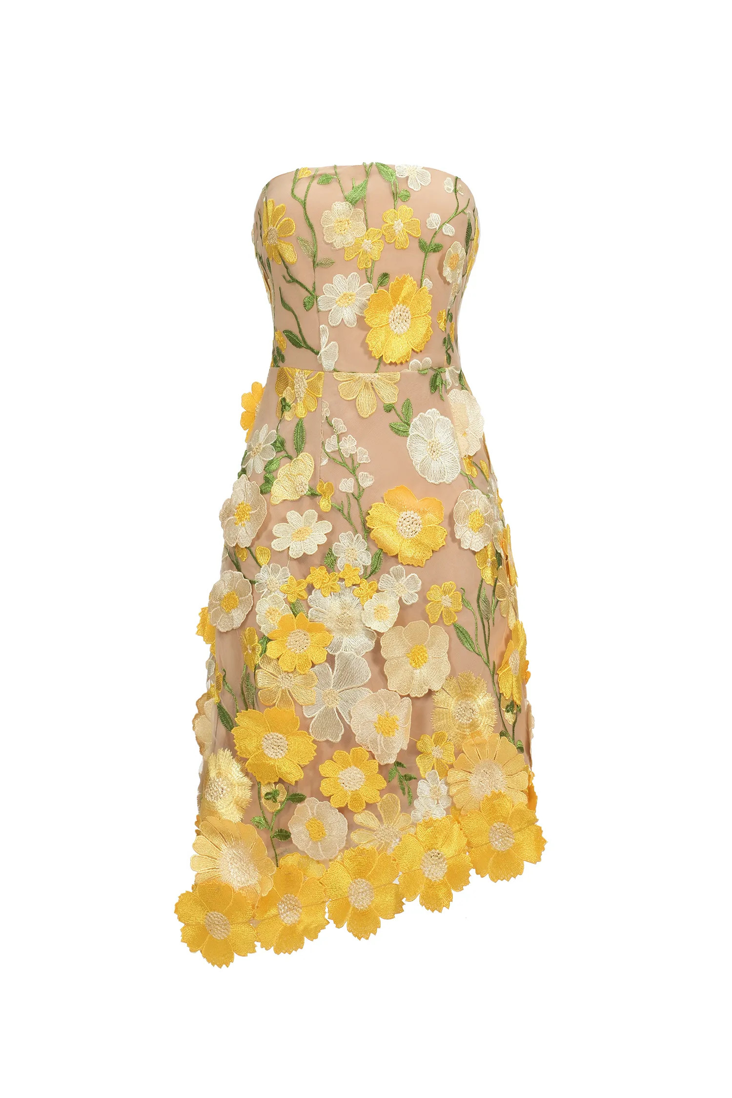 Kimmi Sleeveless Flowers Mini Dress | Bellabarnett Affiliate Marketing