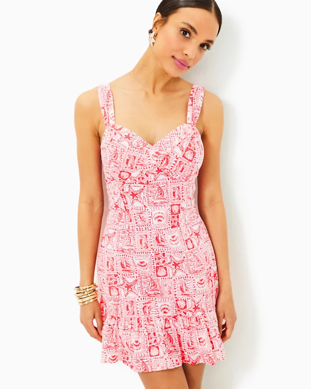 Rocko Cotton Romper | Lilly Pulitzer | Lilly Pulitzer