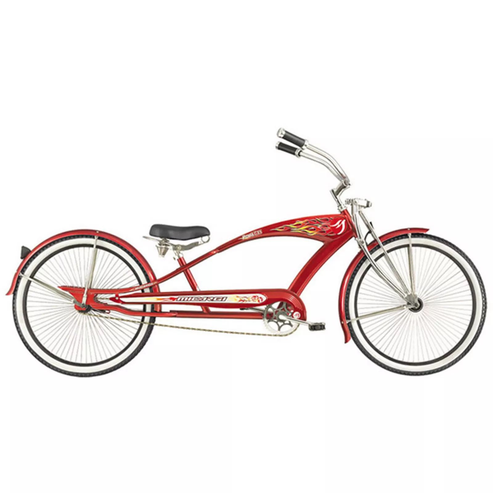 Micargi Puma 26-in. GTS Stretch Beach Cruiser Bike - Men, Red | Kohl's