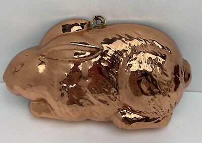 Vintage Cooktime Cookware Copper Bunny Rabbit Mold Ken Carter Wall Decor Easter | eBay US