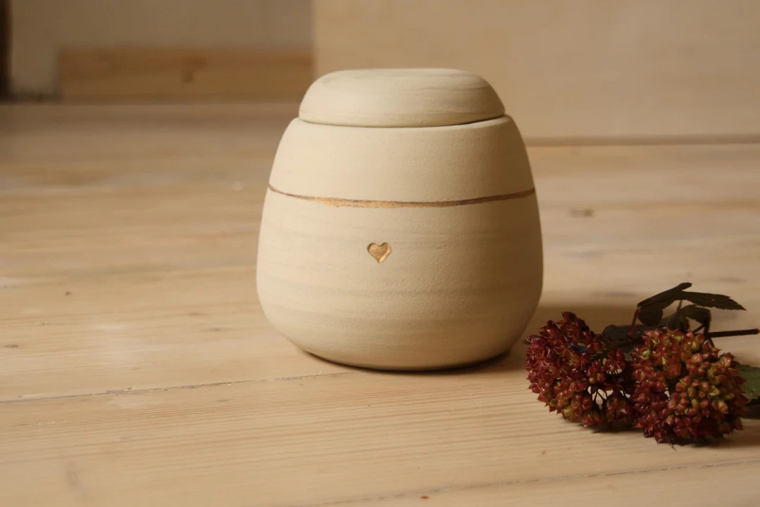 Handmade Ceramic Pet Urn: Custom Dog or Cat Memorial (Up to 50 lbs) | Etsy (US)