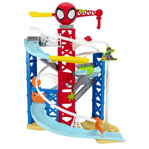 Jazwares Marvel Spidey and His Amazing Friends Construction Zone Chaos Track Set - 2-Foot High Du... | Amazon (US)