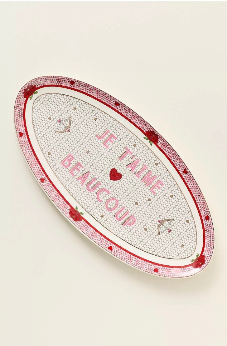 Gorgeous Valentine’s Day bistro collection platter plate from Anthropologie 🩷 I love how you can use this for desserts or a cheese board set up! Perfect tray for a Galentines Day party!! 👏💋💌


#LTKValentine #LTKHome #LTKfoodie