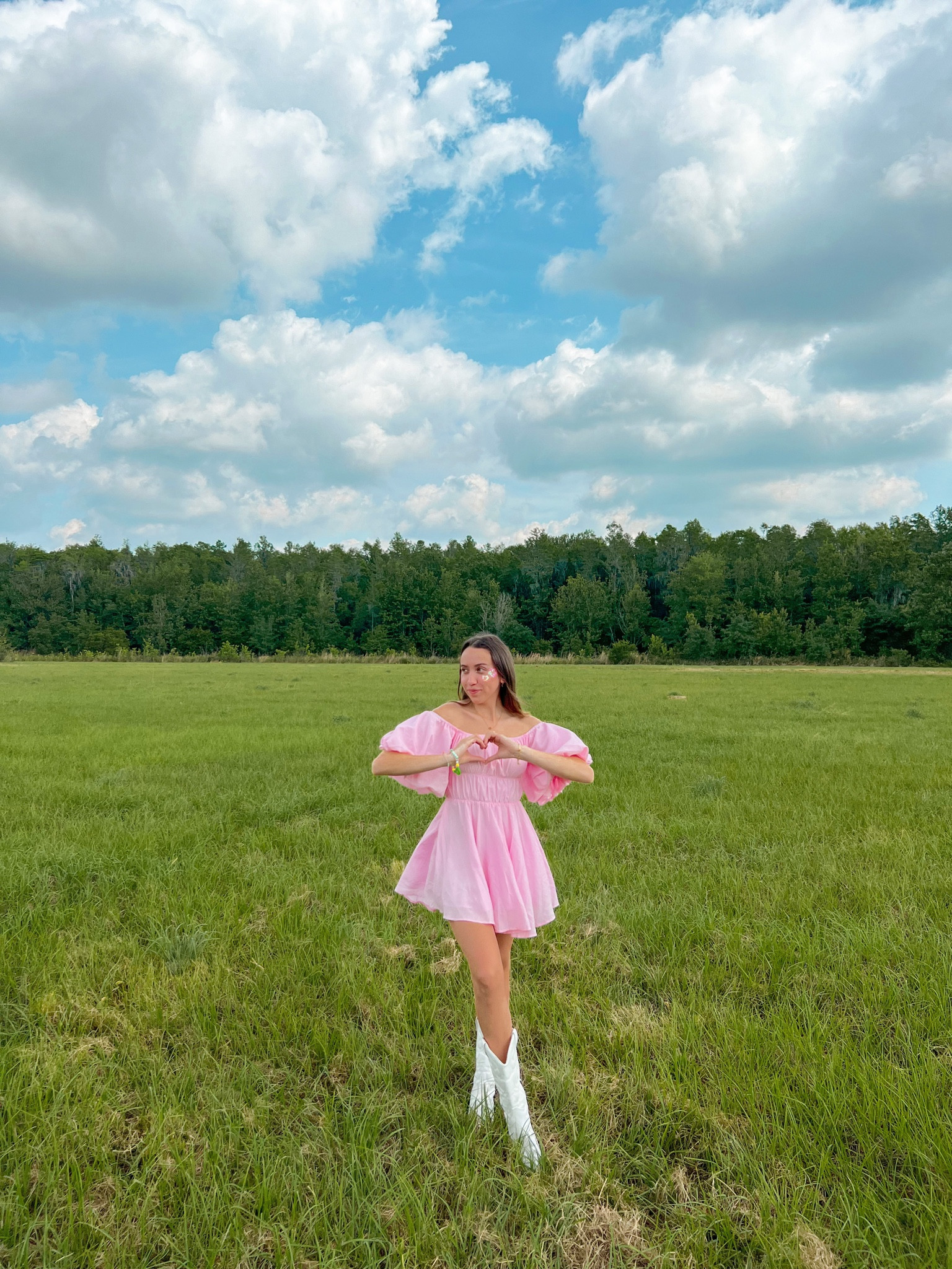 my eras tour outfit! this dress was so comfy, im wearing a size small/us 4💘 

#LTKstyletip #LTKFind #LTKSeasonal