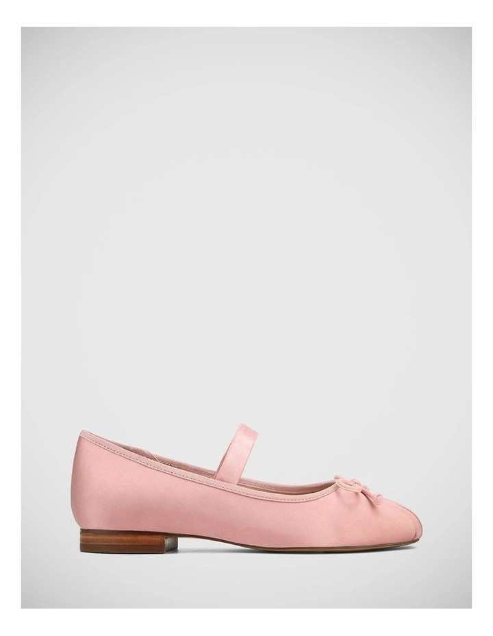 WittnerAlta Recycled Satin Flat Ballet in Blush | Myer