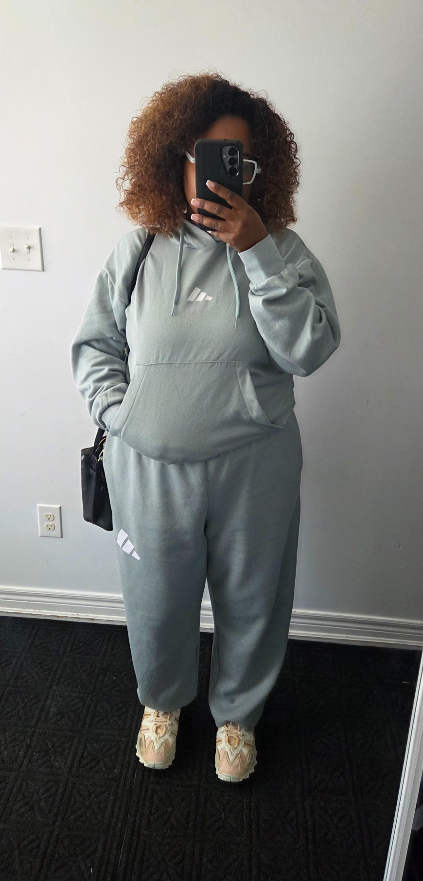 LOVE THIS COLOR of this Adidas track suit. Perfect for the plane. Opted for a baggy fit.Men's Top LBottom XL 

 #LTKootd #LTKOver40 #LTKPlusSize