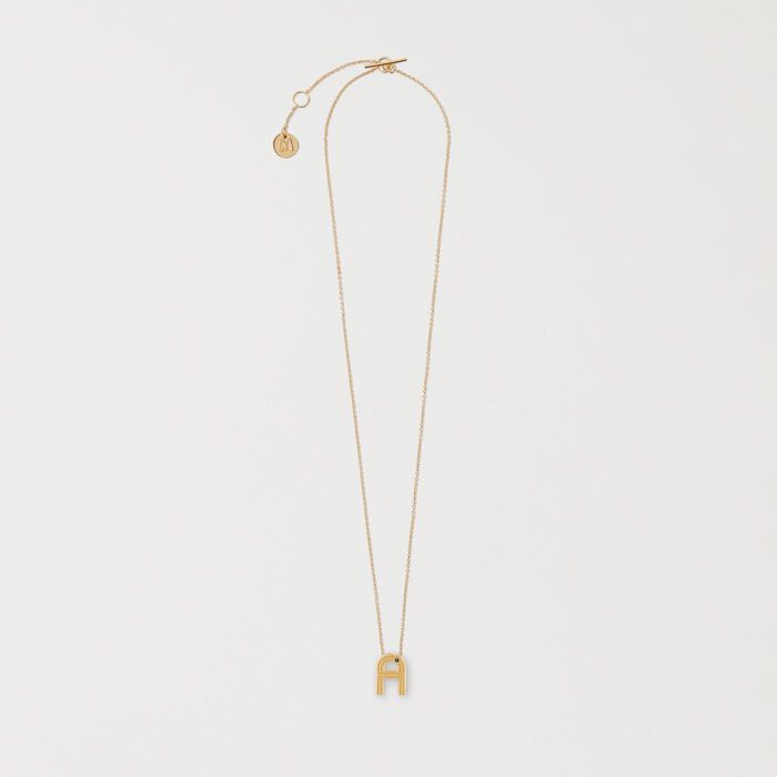 AINITIALE Necklace with initial pendant | Maje (US)