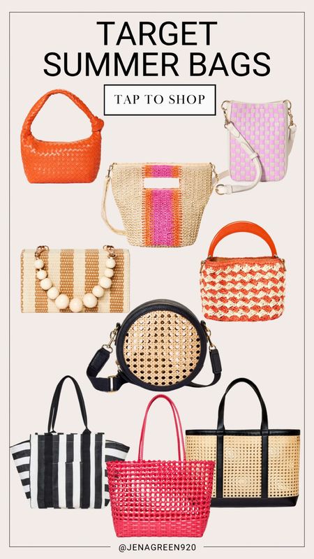 Target Summer Bags | Beach Bag | Striped Clutch | Woven Tote | Straw Bag

#LTKItBag #LTKStyleTip #LTKFindsUnder50