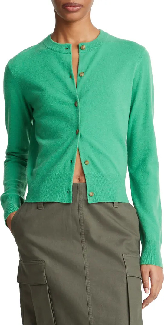 Vince Wool & Cashmere Blend Button-Up Cardigan | Nordstrom | Nordstrom