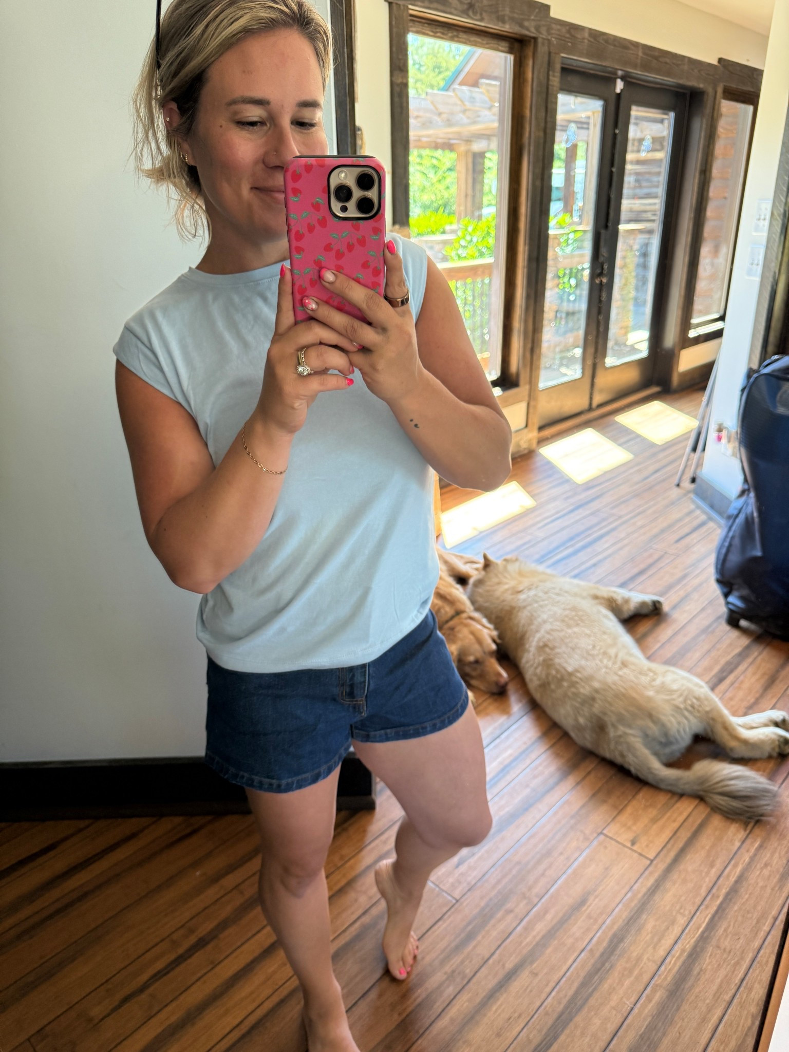 Love the cap sleeve detail 😍 on sale! 

Casual outfit, easy outfit 

#LTKFindsUnder50 #LTKSaleAlert #LTKPetite