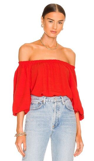 Sunkissed Top in Red Alert | Revolve Clothing (Global)