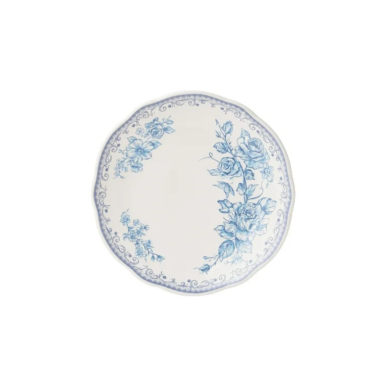 The Pioneer Woman Agatha Stoneware Salad Plate, Blue | Walmart (US)