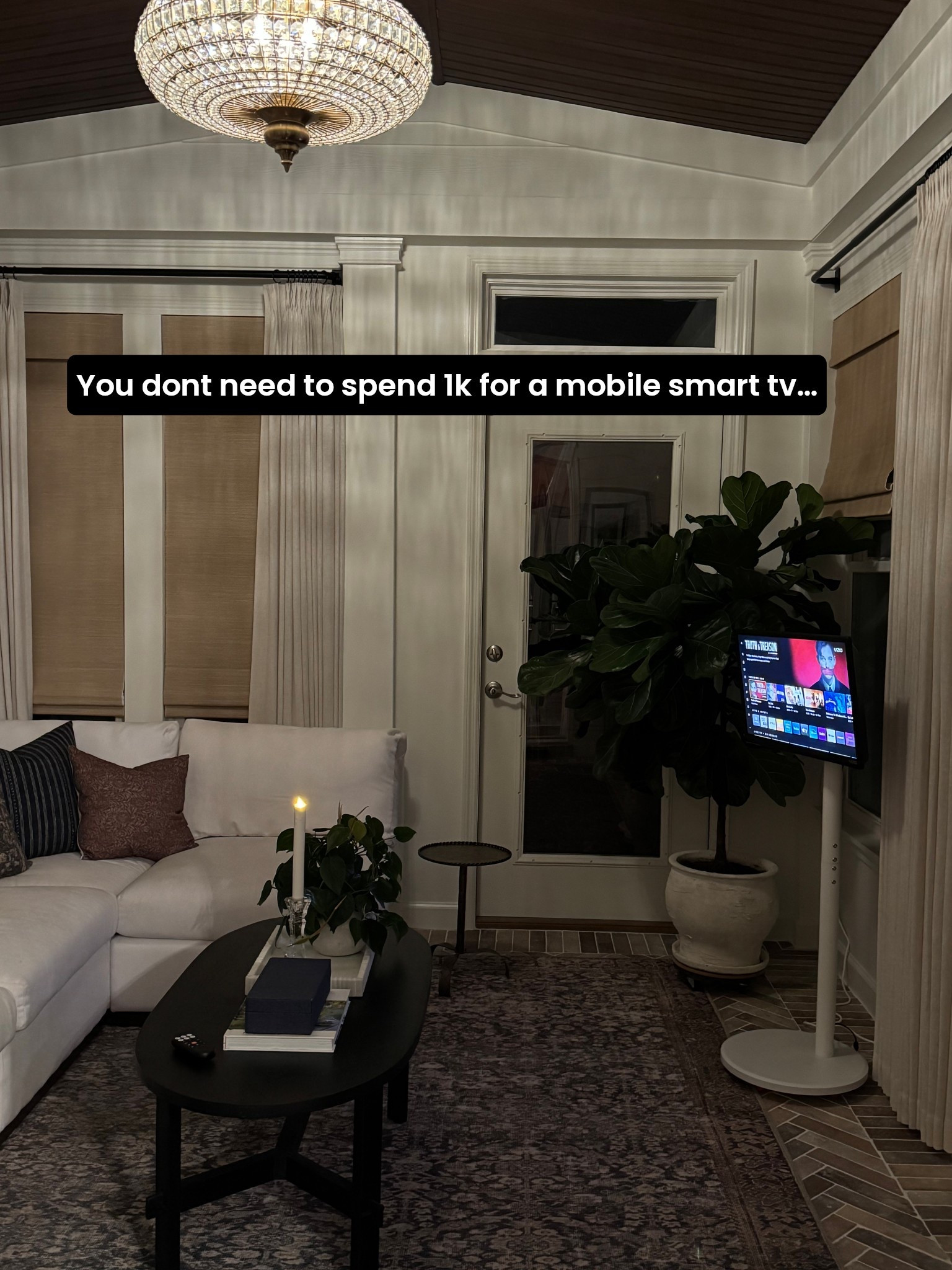 Looking for a smart TV that’s on wheels and doesn’t cost a grand?
I found your set up!
#SmartTV #Wheels #MobileTelevision #Christmas #Seasonal #Gift #Entertainment

#LTKHome #LTKGiftGuide #LTKHoliday