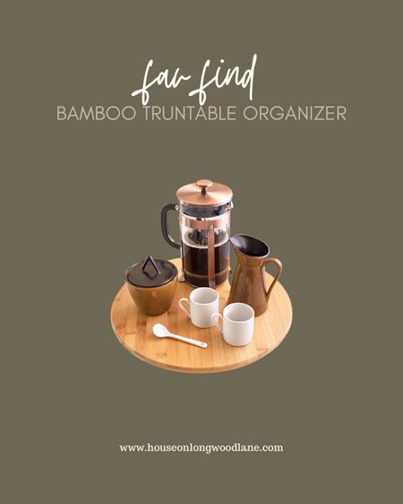 Fav Find! Definitely adding this bamboo turntable organizer to the list of “must haves" for the new pantry! 

#LTKhome #LTKunder50 #LTKFind