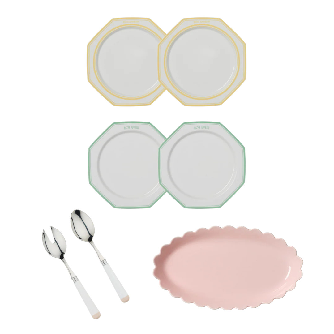 Octagonal Plate Set | In The Roundhouse