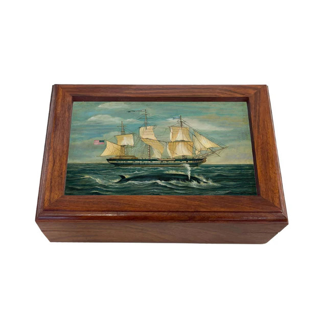 Whaling Decorative Box | Cailini Coastal