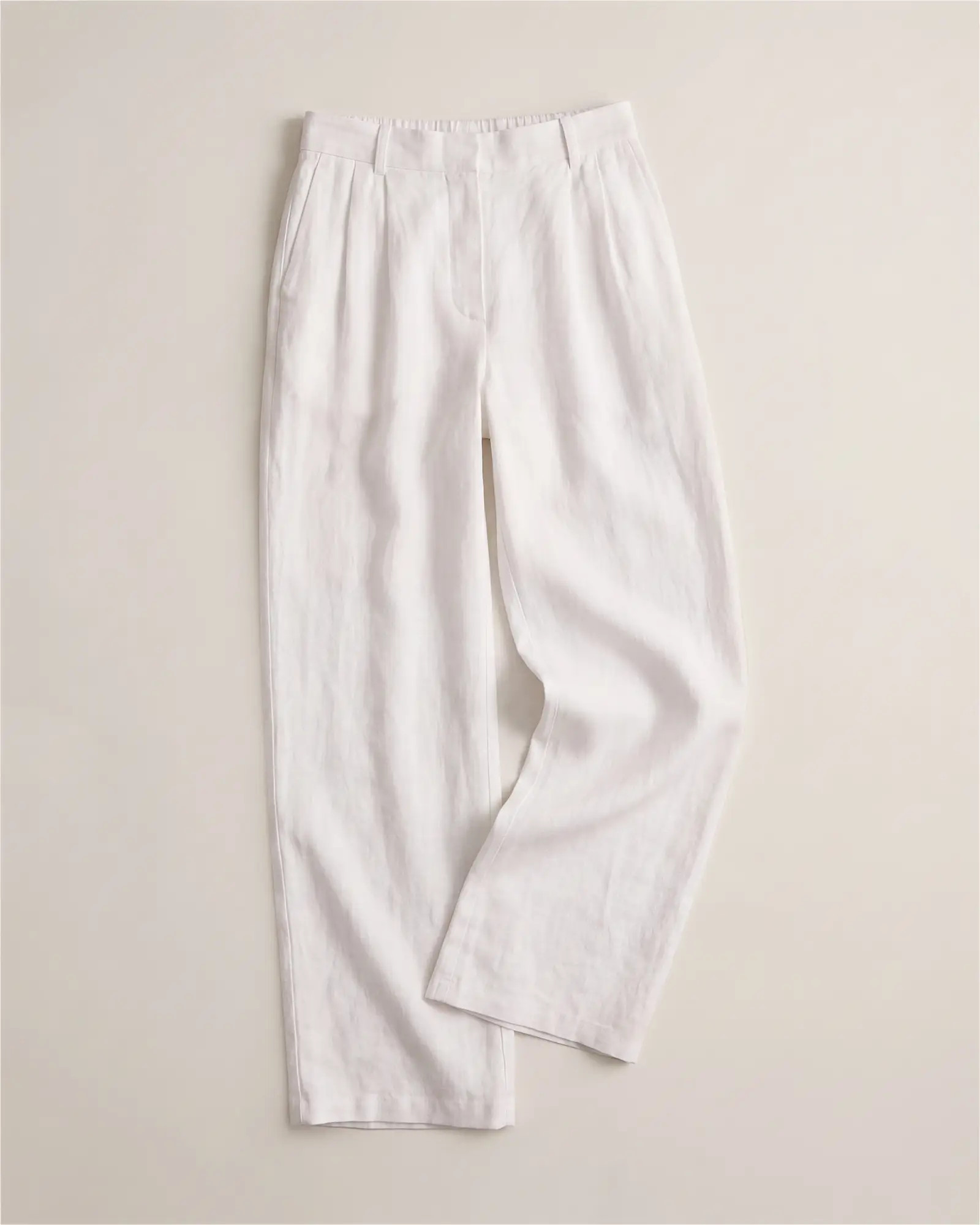 100% European Linen Pleated Trouser | Quince