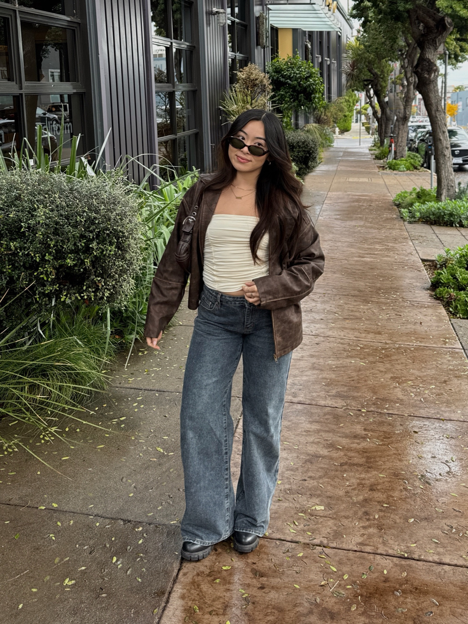 nothing beats a leather jacket and dark denim for fall 🍂🤎

#LTKSaleAlert #LTKCyberWeek #LTKGiftGuide