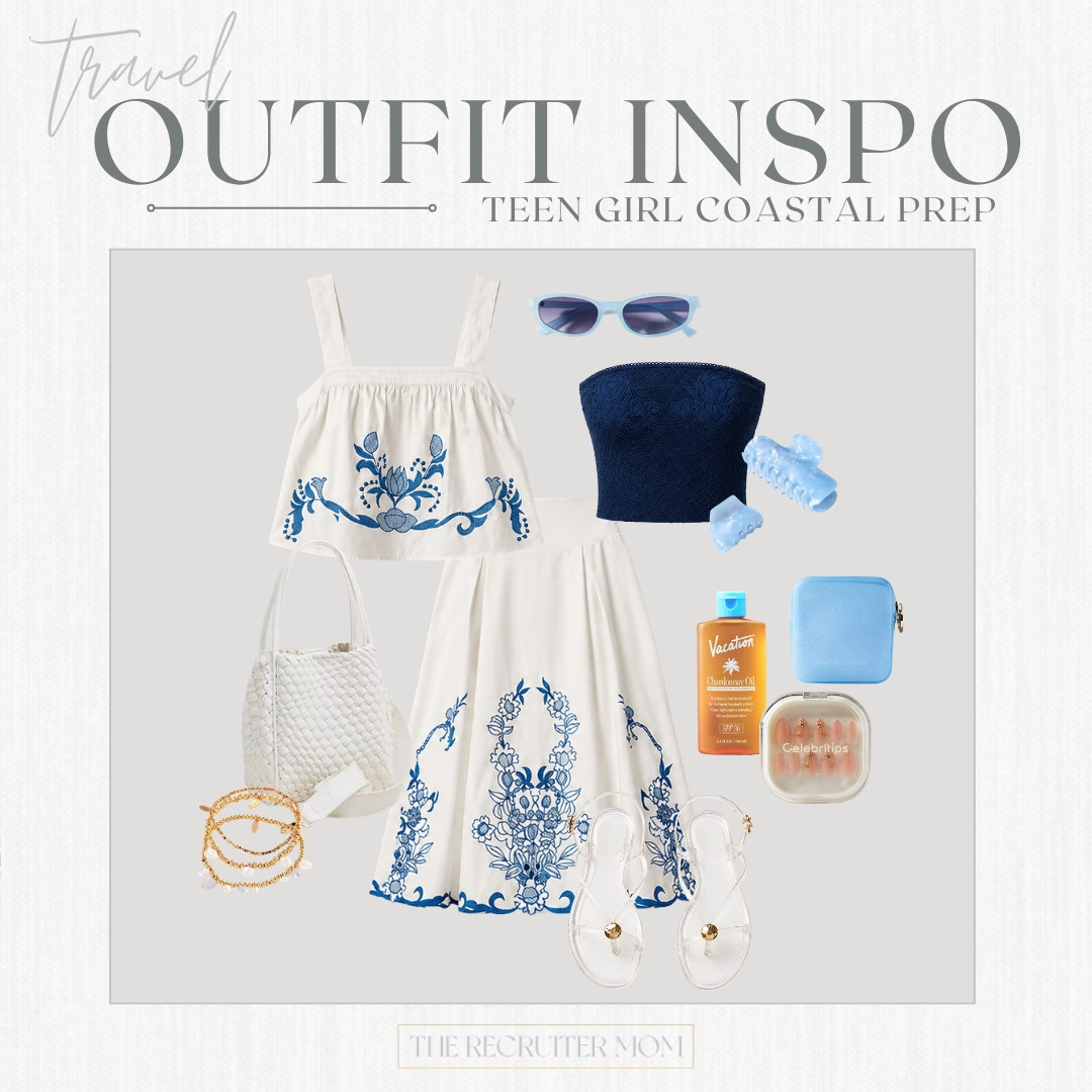 Planning family vacations are the best 🏝️ but these days that means shopping for both me AND my daughter! this 2 piece set is so fun for teens— embroidered top + skirt set, jelly sandals & all the cute extras she'll love.

#LTKSeasonal #LTKOver40 #LTKTravel