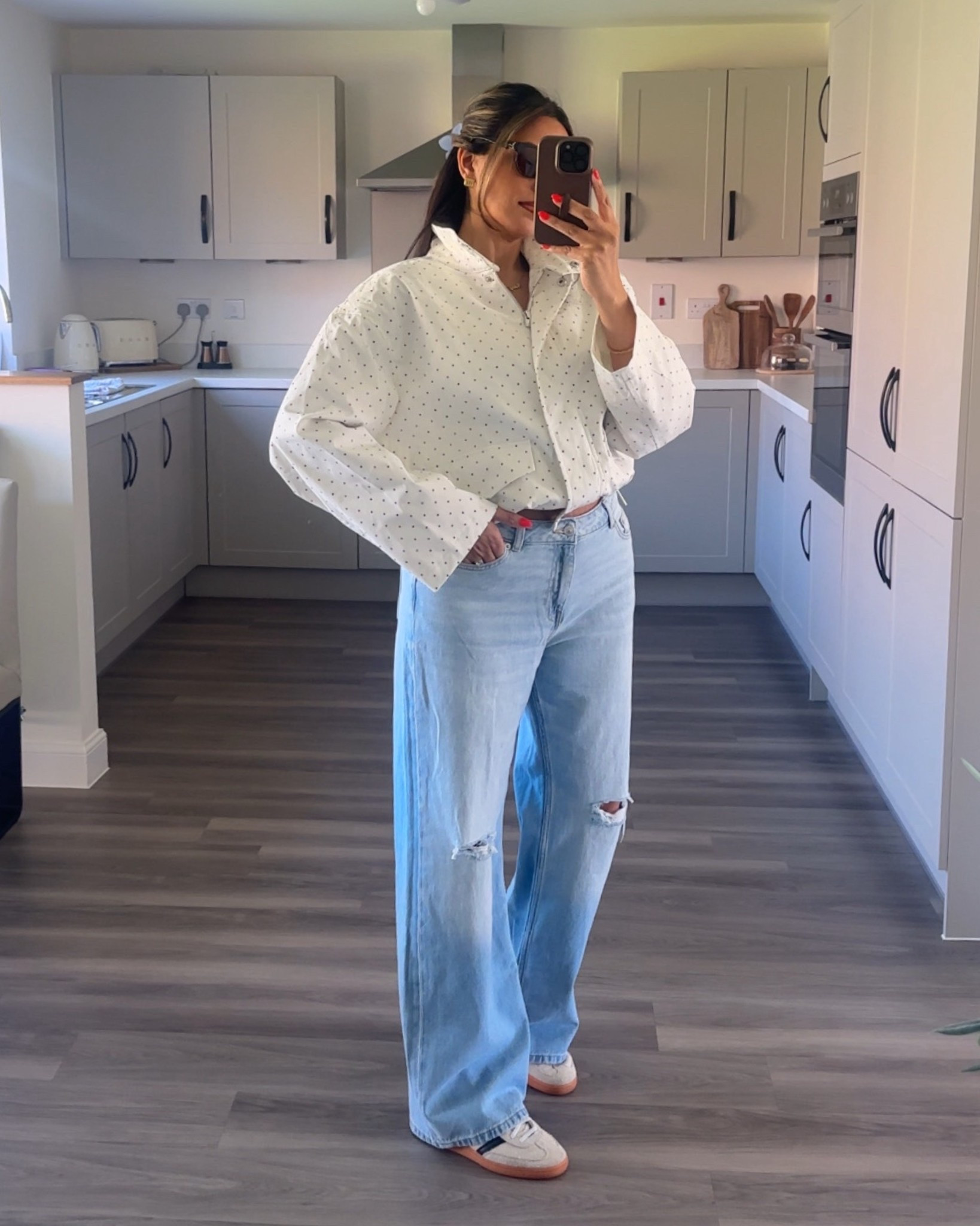 New jeans 💙
I wear a size 10

#LTKuk #LTKspring #LTKjeans