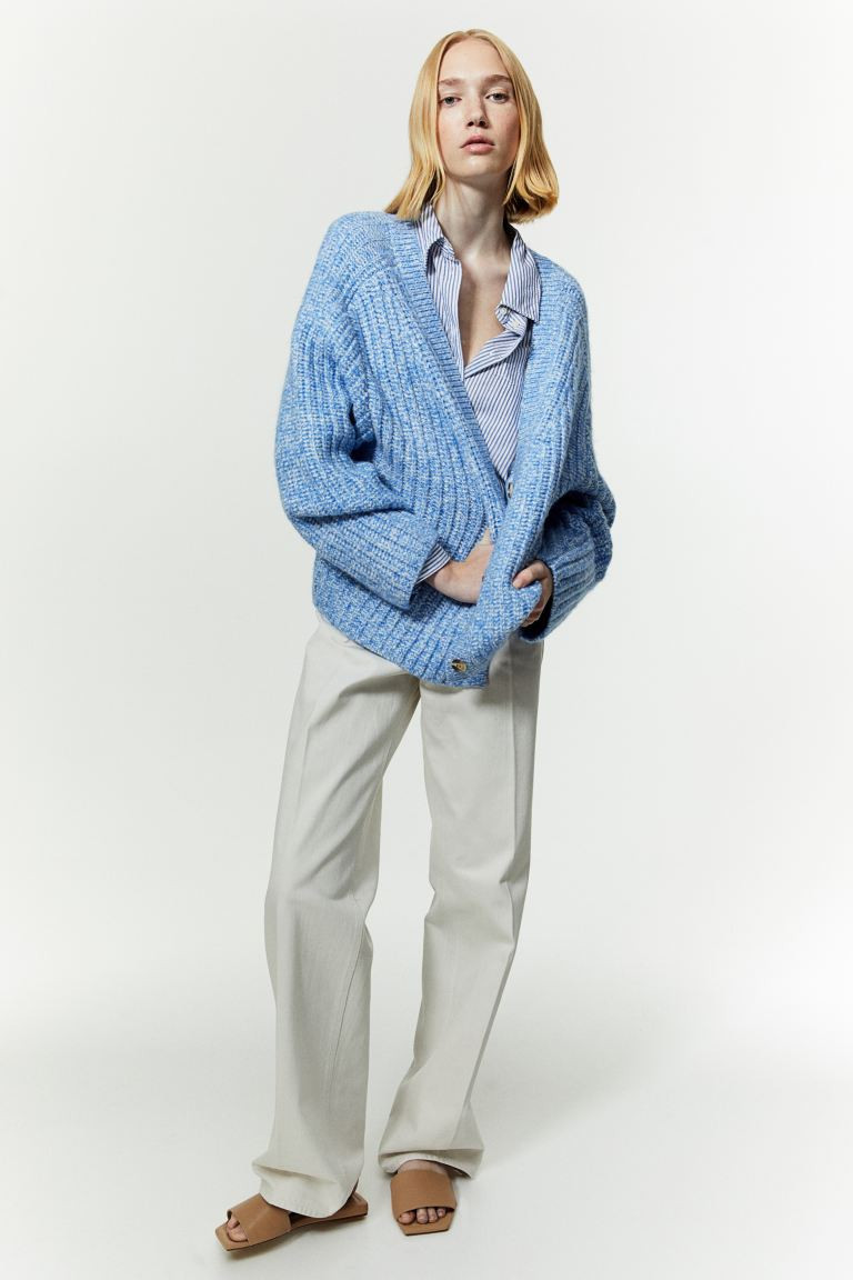 Rib-knit cardigan | H&M (UK, MY, IN, SG, PH, TW, HK)