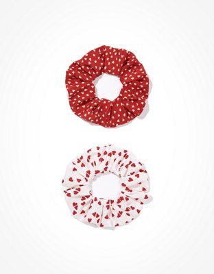 AEO Valentine Scrunchies 2-Pack | American Eagle Outfitters (US & CA)