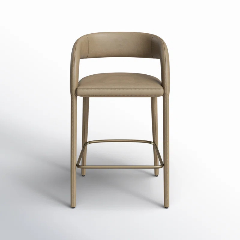 Freestyle 25.6'' Vegan Leather Counter Stool | AllModern