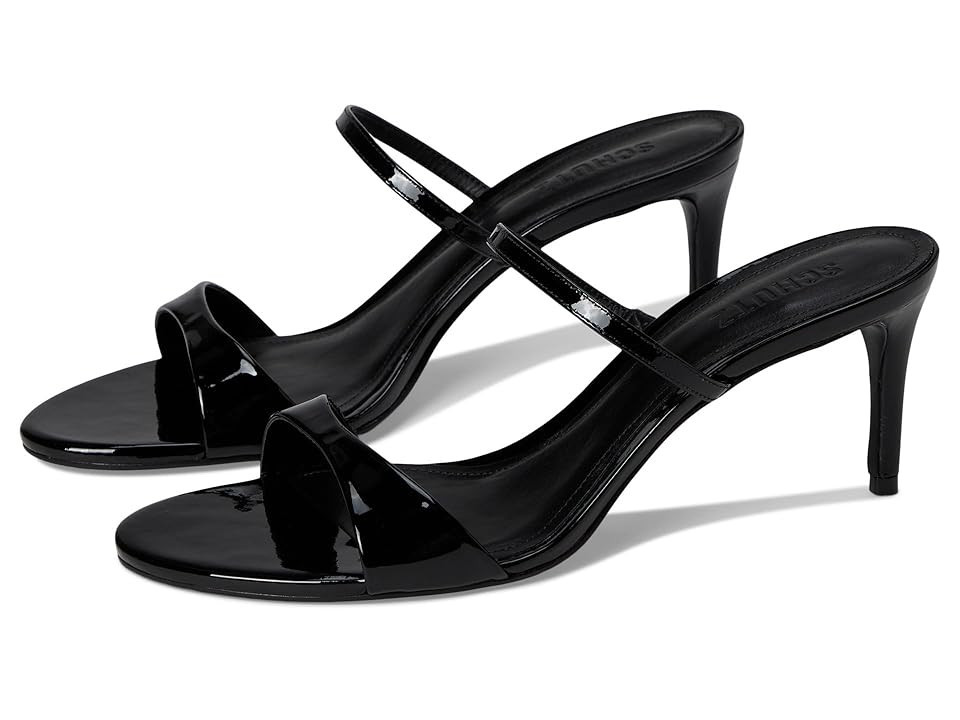 Schutz Jessica Mid Mule Women's Sandals Black : 11 M, Synthetic | Zappos