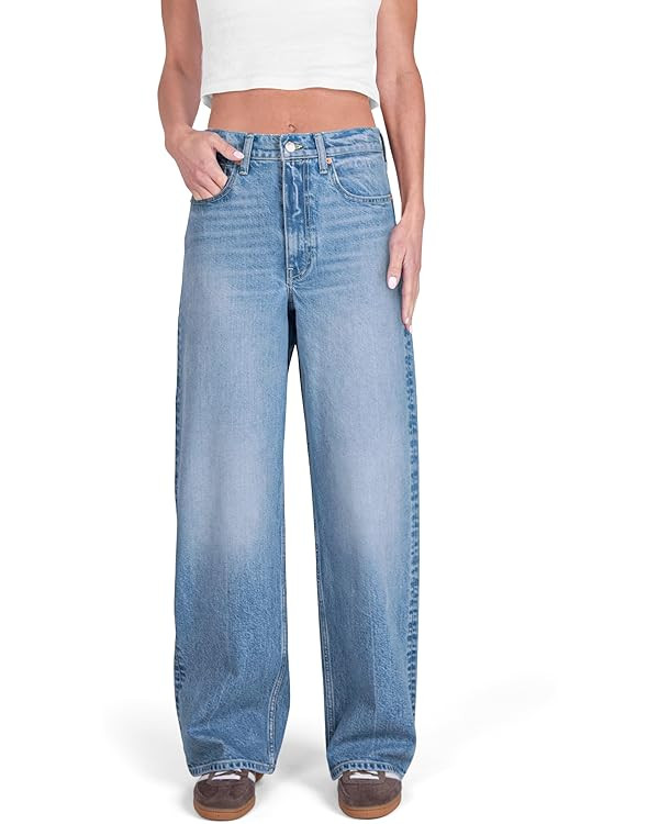Women's High Rise Wide Leg Jeans – Loose Fit Straight Denim Pants | Amazon (US)