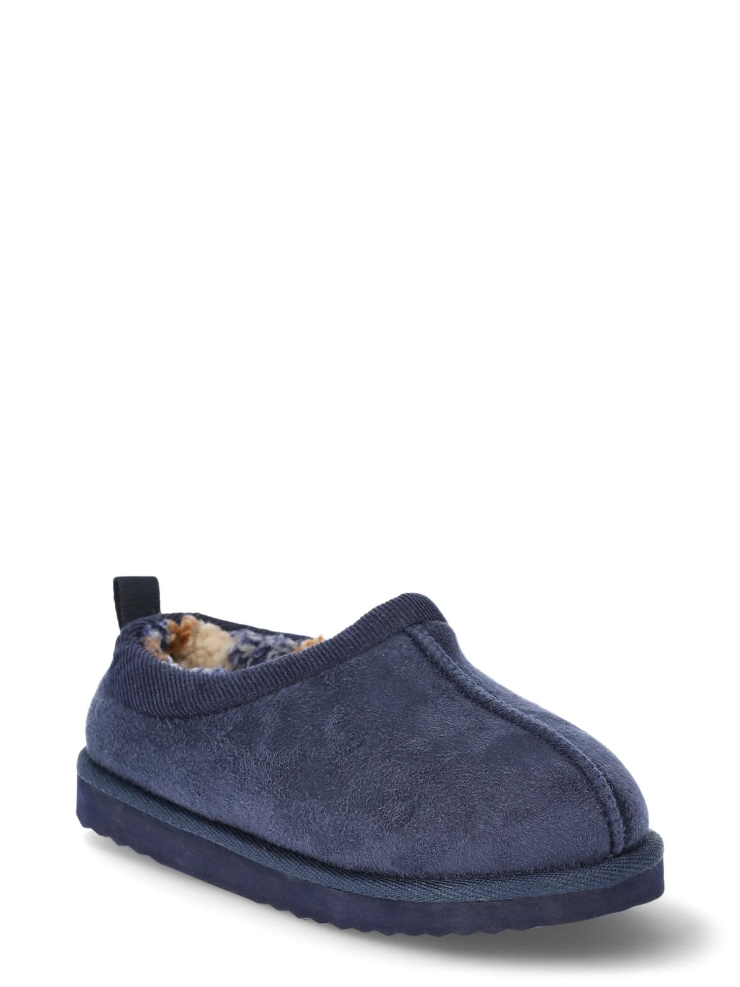 Wonder Nation Little & Big Kid's Polyester Faux Suede Cozy Slip-on Shoes | Walmart (US)