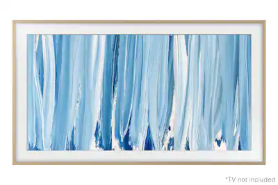 Samsung - 65" The Frame Customizable Bezel - Modern - Teak | Best Buy U.S.