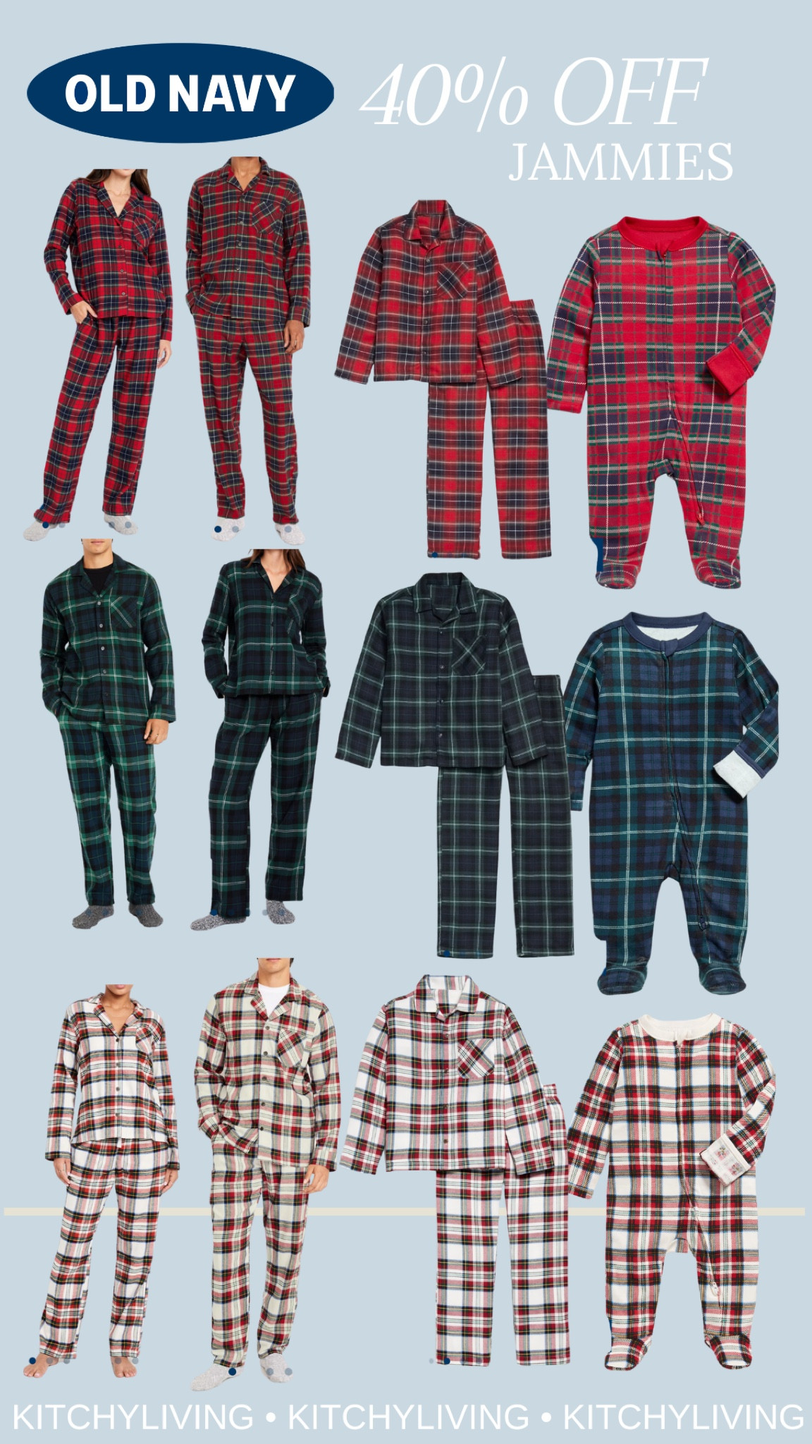40% OFF Holiday Jammies for the Fam at Old Navy! #christmasjammies #matchingjammies #christmas 

#LTKFindsUnder50 #LTKFamily #LTKHoliday