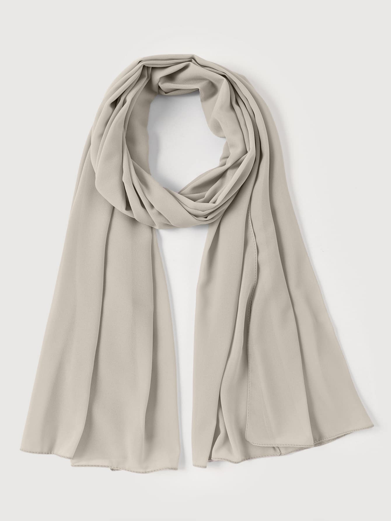 Solid Chiffon Scarf | SHEIN