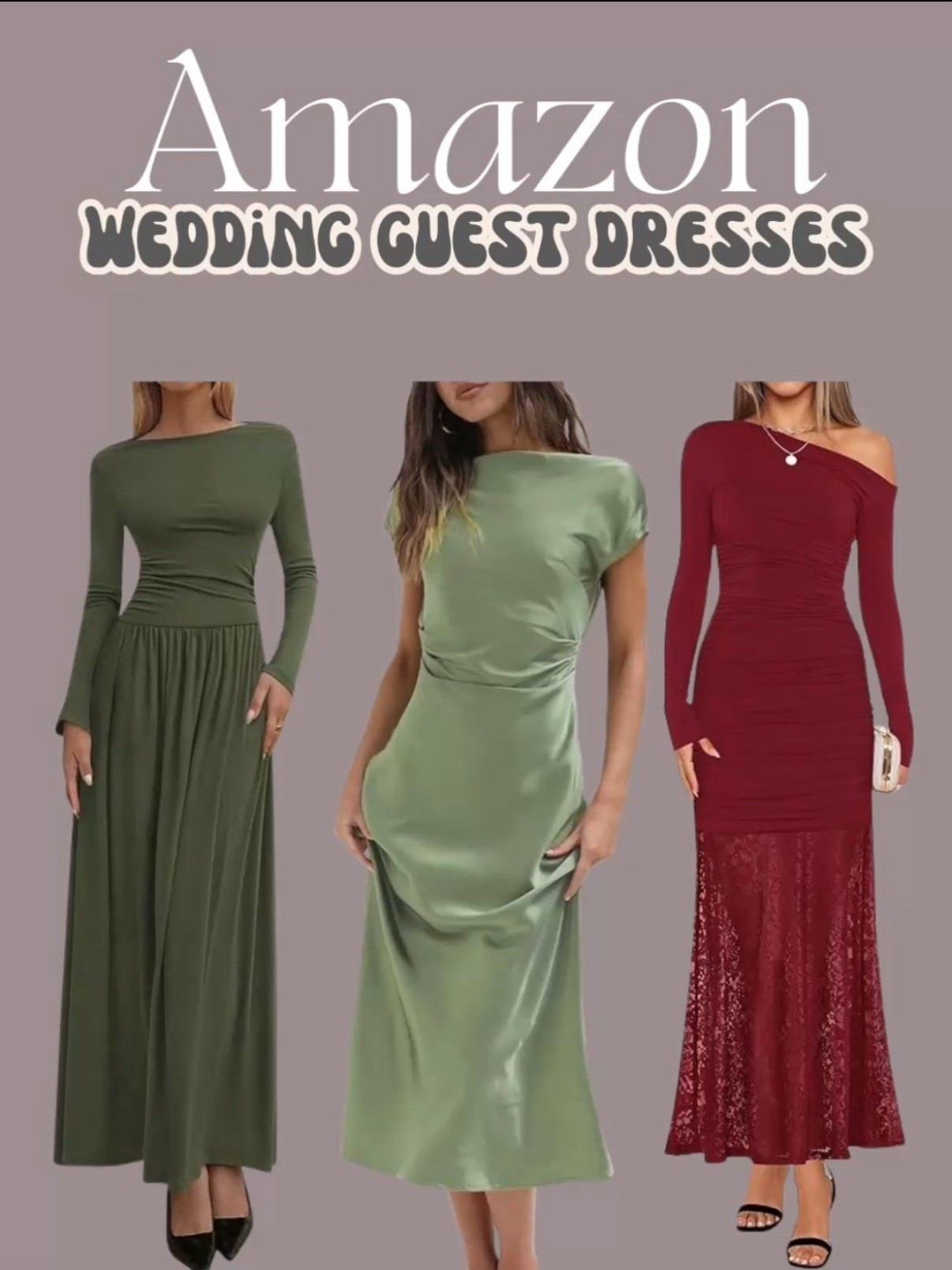 Wedding guest dresses from amazon! 

Wedding guest dress. Winter dresses, formal dress, amazon dresses, amazon wedding guest dress, bridesmaid dress, amazon fashion. Long sleeve dresses

#LTKBump #LTKWedding #LTKFindsUnder100