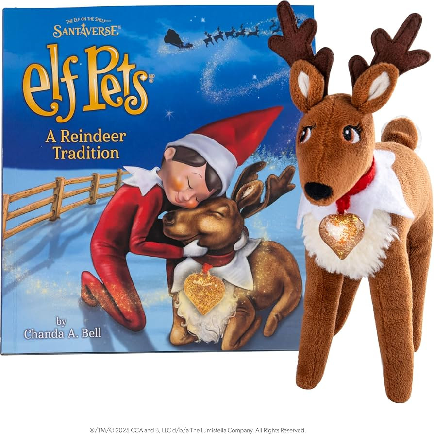 Elf Pets: A Reindeer Tradition - Includes Beautifully Illustrated Hardbound Storybook, Huggable E... | Amazon (US)