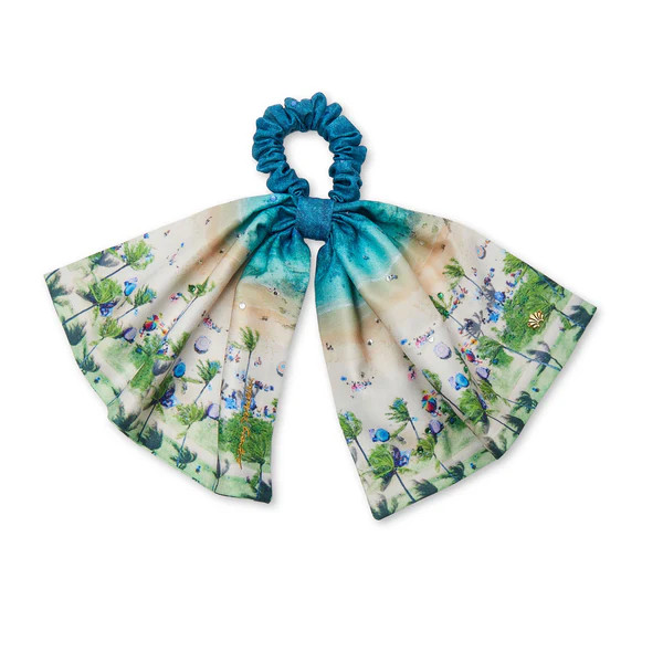 LELE SADOUGHI X GRAY MALIN ANTOINETTE MAUI SCARF SCRUNCHIE | LELE SADOUGHI