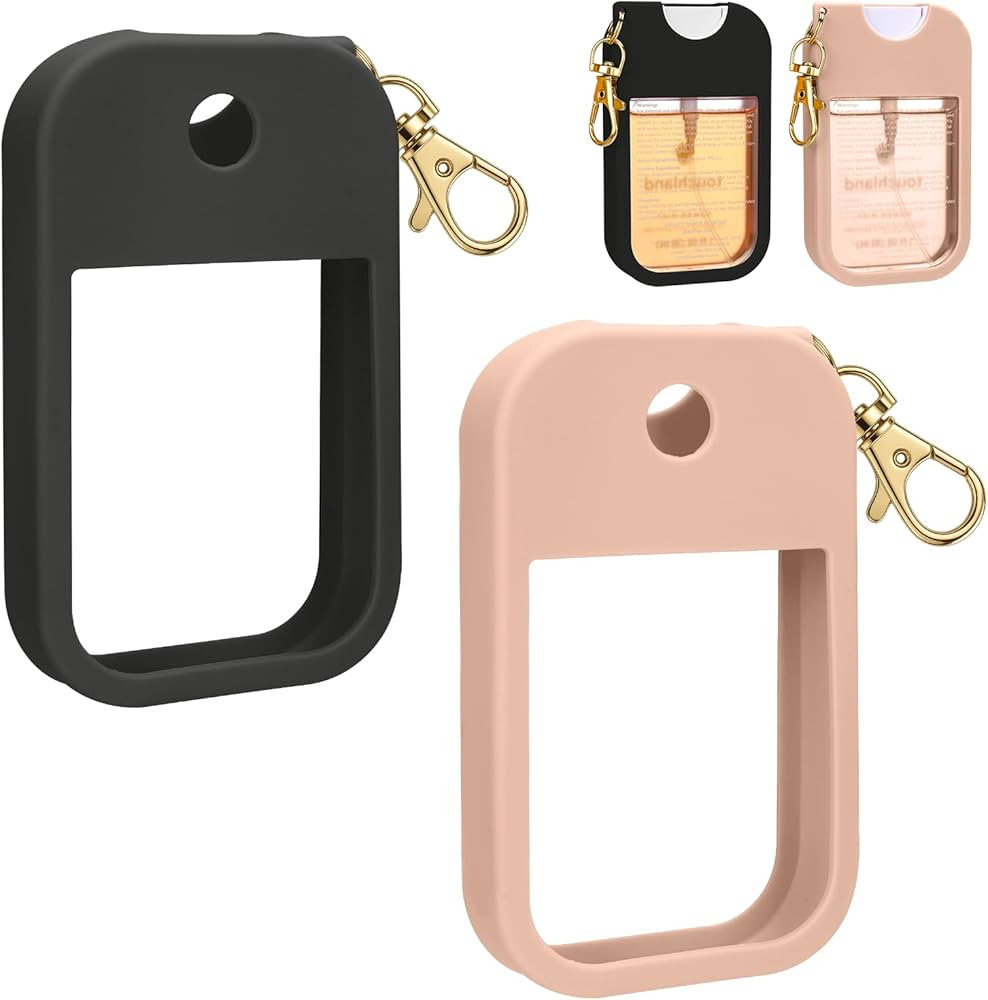 AIERSA Hand Sanitizer Spray Case Compatible with Touchland, Silicone Hand Sanitizer Case Holder w... | Amazon (US)