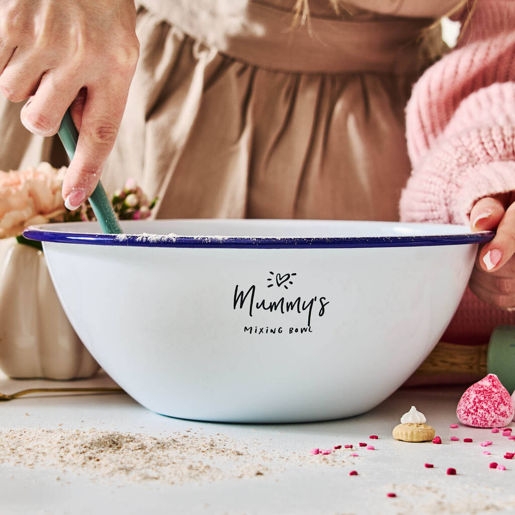 Engraved Personalised Mixing Bowl | Not On The High Street