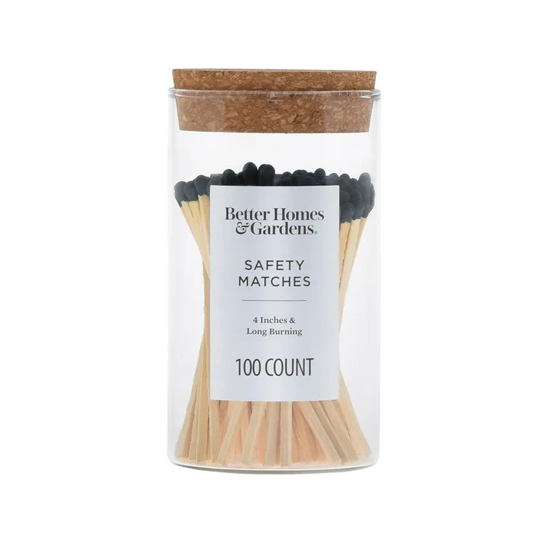 Better Homes & Gardens Premium 4" Wooden Safety Matches | Walmart (US)