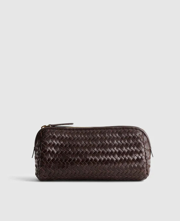 The Signature Woven Zip Pouch | Madewell
