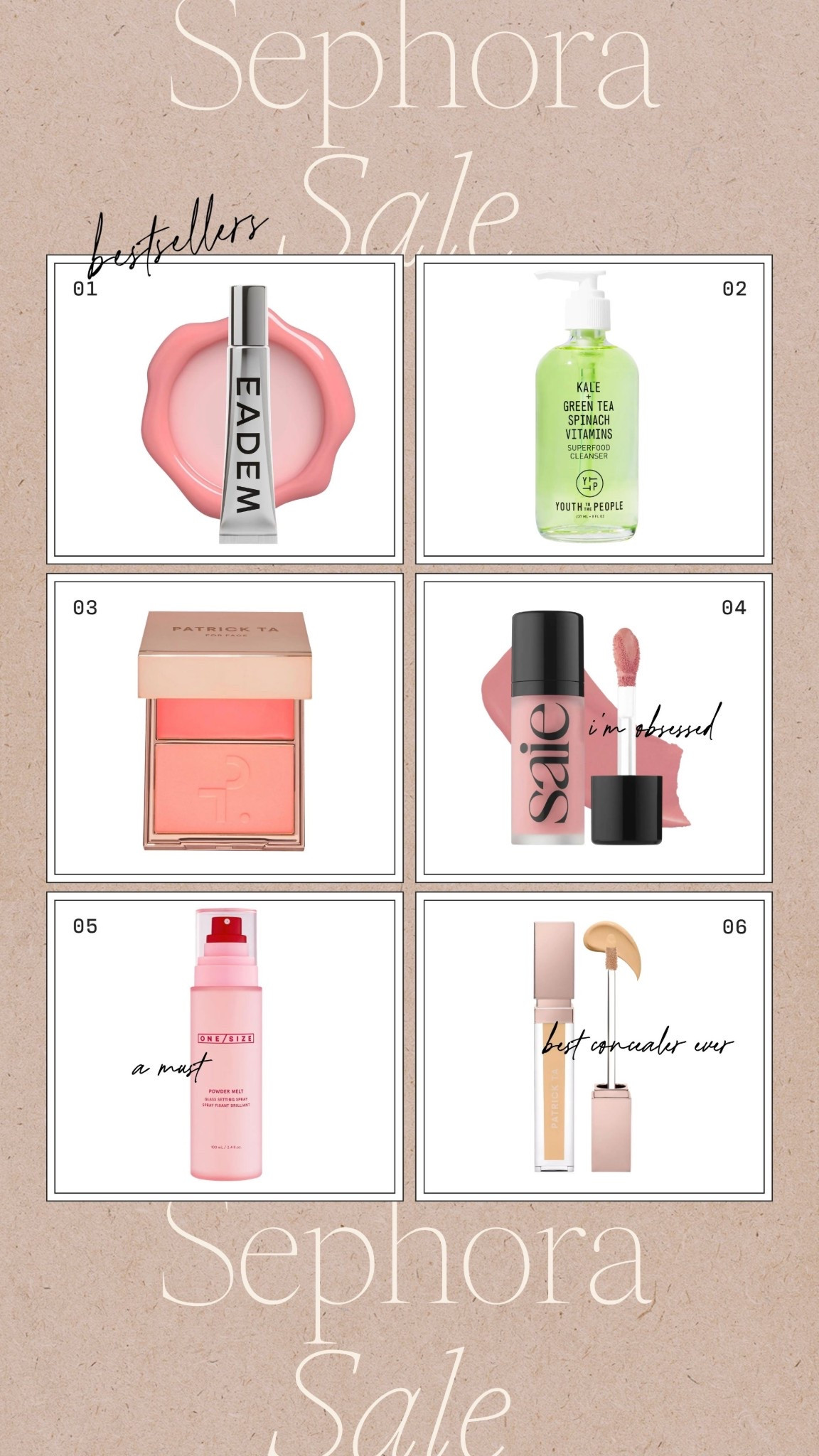 Best sellers so far from the Sephora sale