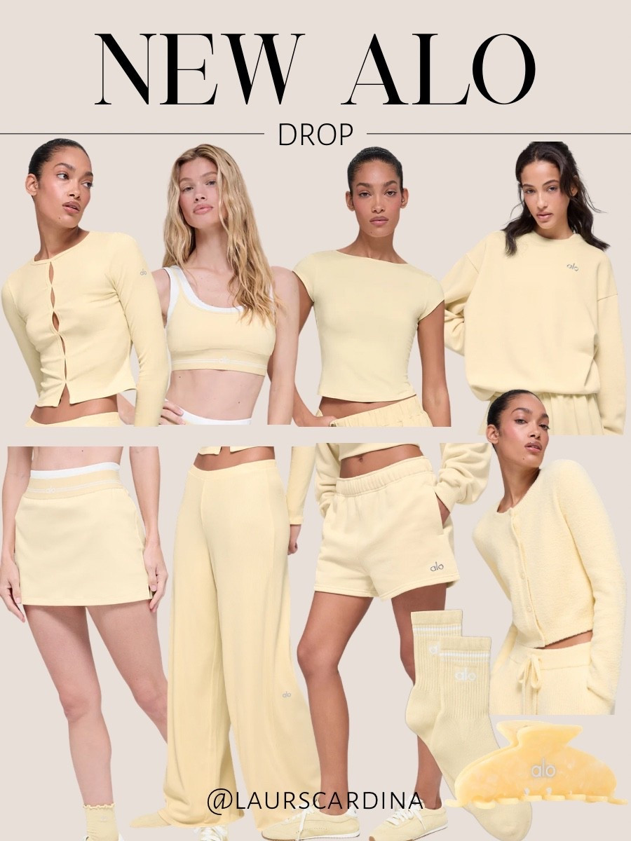 Alo’s new drop includes sports bras, tees, sweaters, sweatshirts, tennis skirts, shorts, lounge pants and more in a beautiful butter yellow color.

Ootd, casual outfit, athleisure, workout outfit

#LTKActive #LTKootd #LTKFindsUnder100