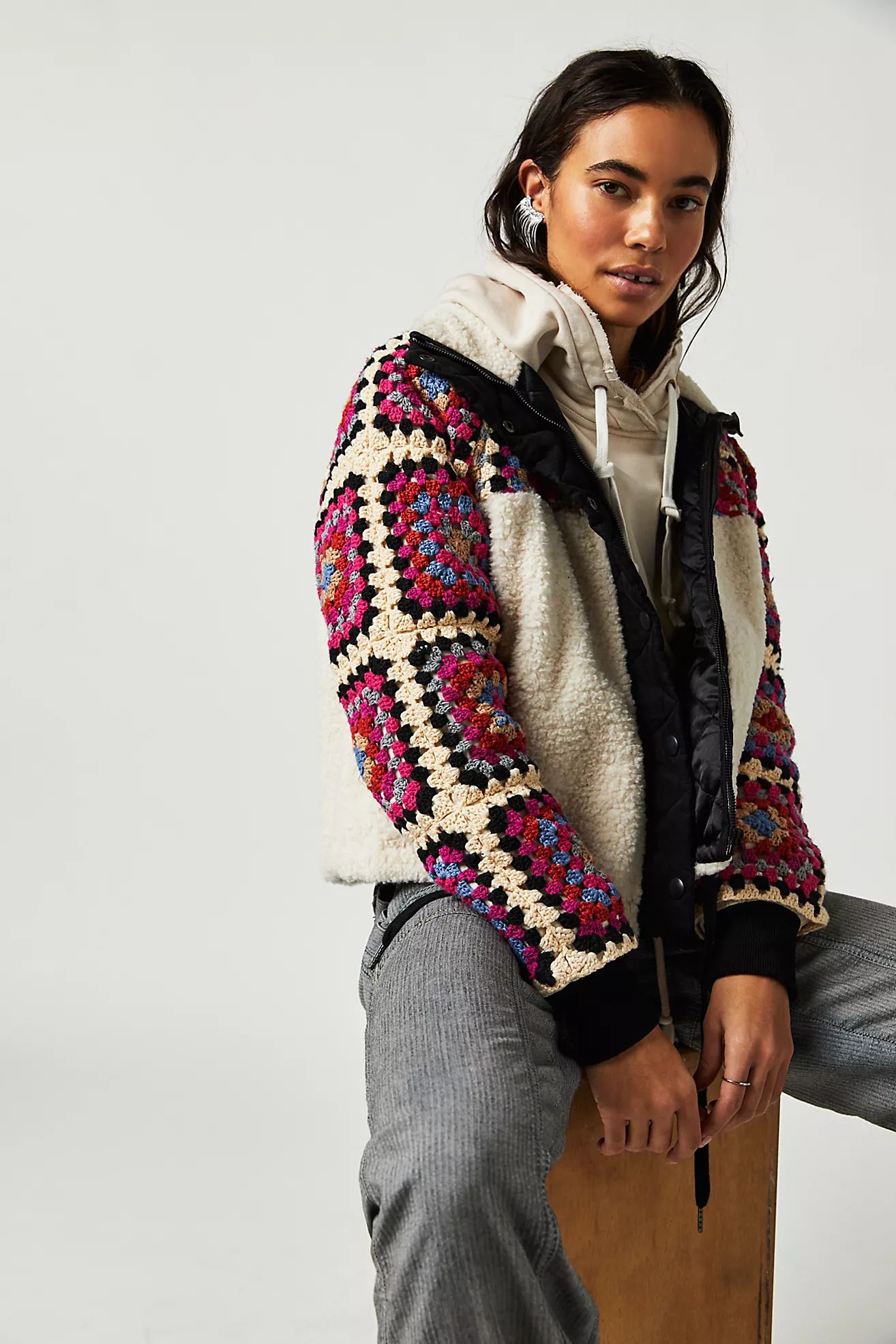 Cuddle Up Crochet Jacket | Free People (Global - UK&FR Excluded)