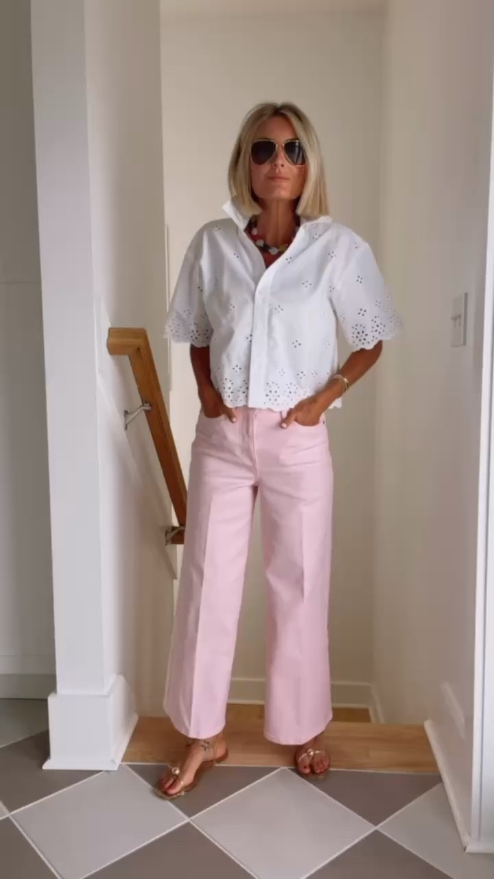 This white eyelet top is so cute, & you will not believe where it’s from! So affordable & a top you can wear for work or play! Wearing S!

Loverly Grey, Walmart, summer outfit, white eyelet top, sandals, summer workwear 

#LTKSeasonal