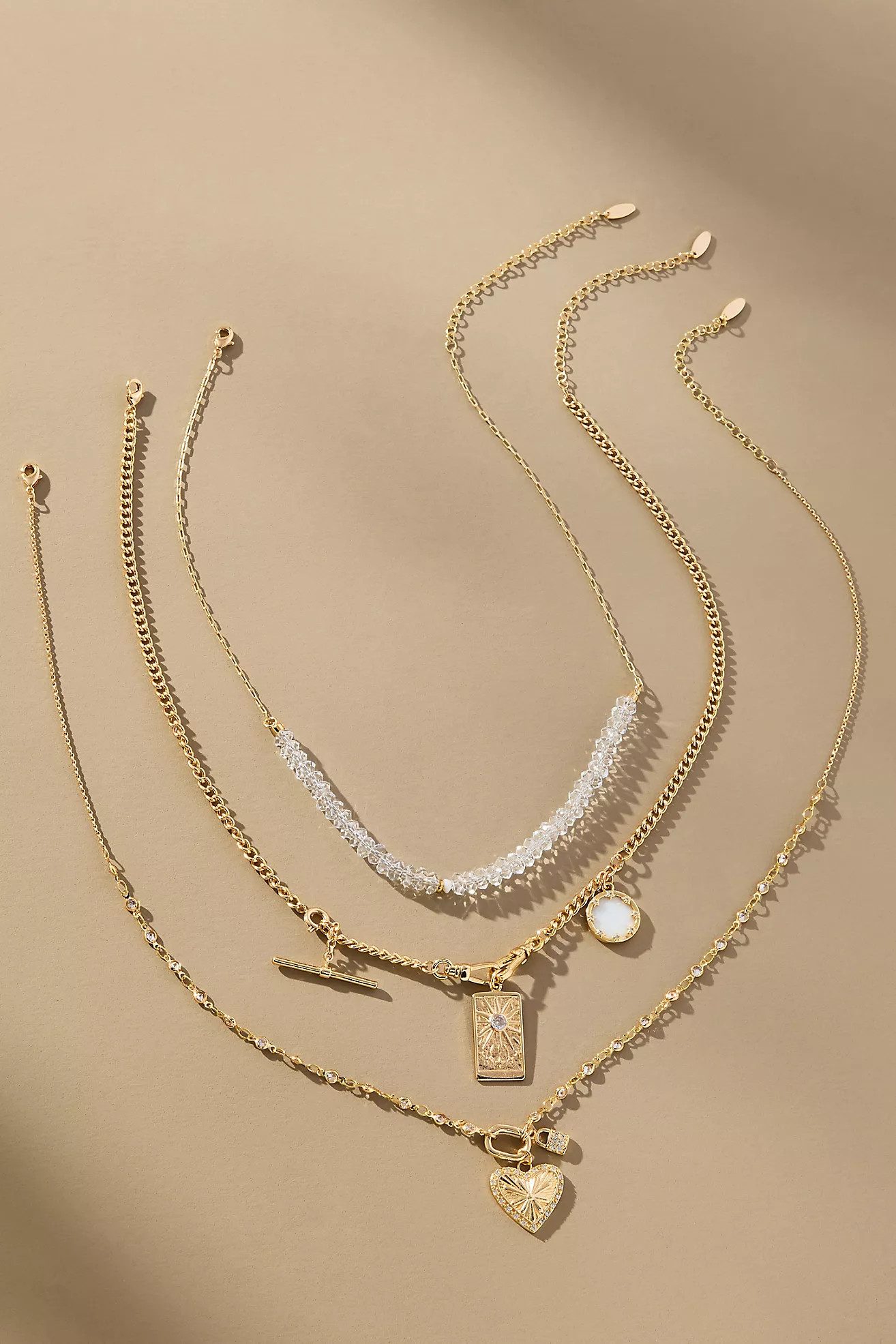 Shades of Sea Layered Necklaces: Delicate Charm Edition | Anthropologie (US)