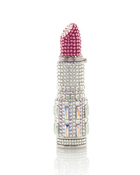 Judith Leiber Couture Lipstick Pinkie Crystal Pillbox | Bergdorf Goodman
