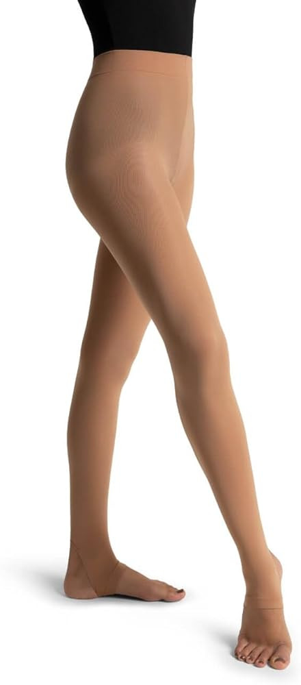 Capezio womens Ultra Soft Self Knit Waistband Stirrup TightTight | Amazon (US)