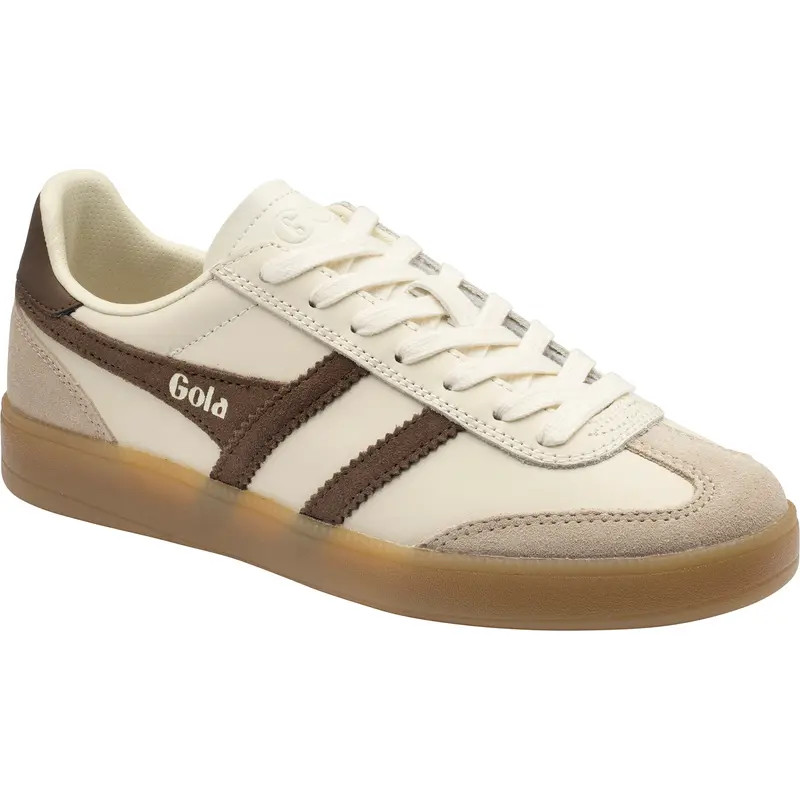 Gola Viper Sneaker in White/White/Evergreen/Gum at Nordstrom, Size 9 | Nordstrom