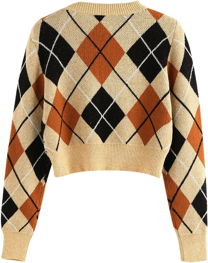 Women’s Plaid Sweater | Amazon (US)